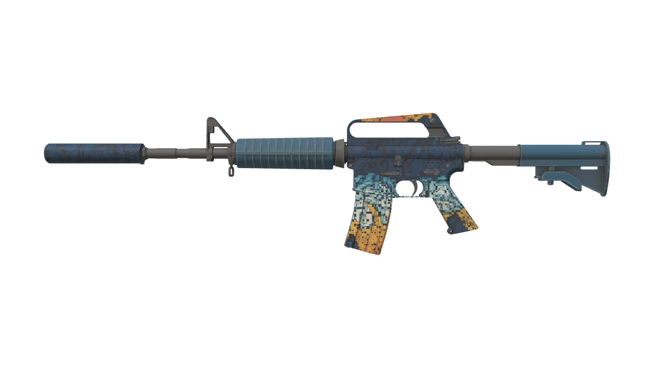 M4A1-S | Solitude seed #585, front