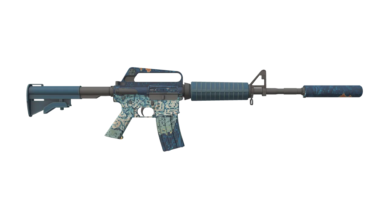 M4A1-S | Solitude seed #588, back