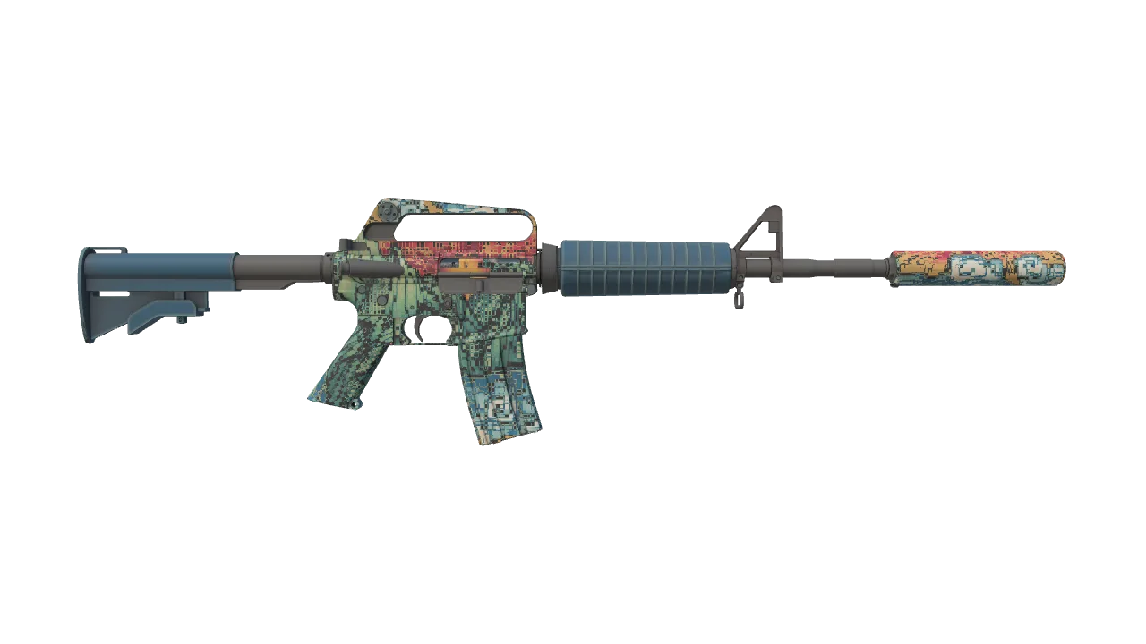 M4A1-S | Solitude seed #59, back