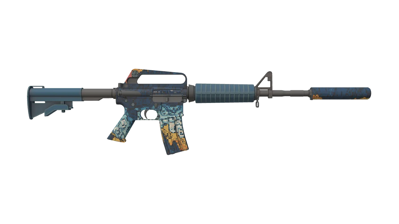 M4A1-S | Solitude seed #590, back