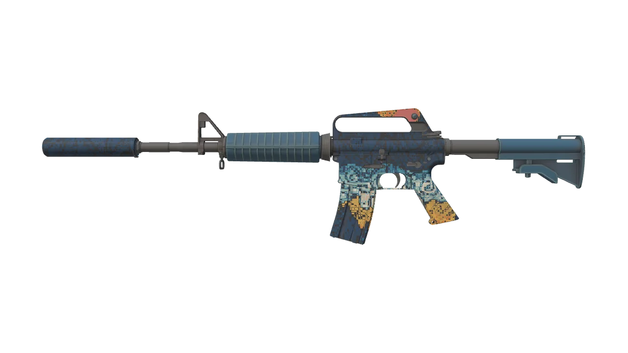M4A1-S | Solitude seed #590, front
