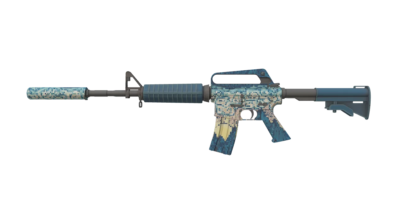 M4A1-S | Solitude seed #592, front