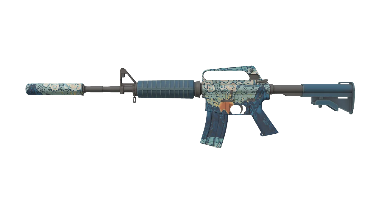 M4A1-S | Solitude seed #593, front