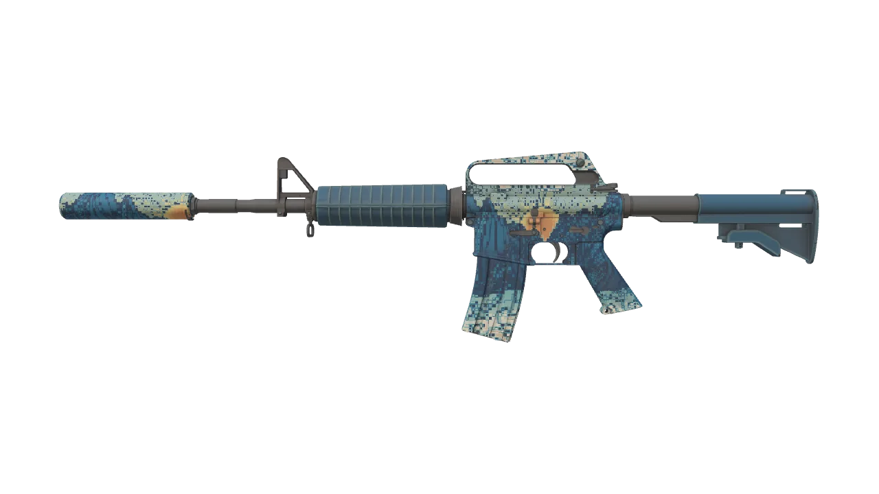 M4A1-S | Solitude seed #595, front