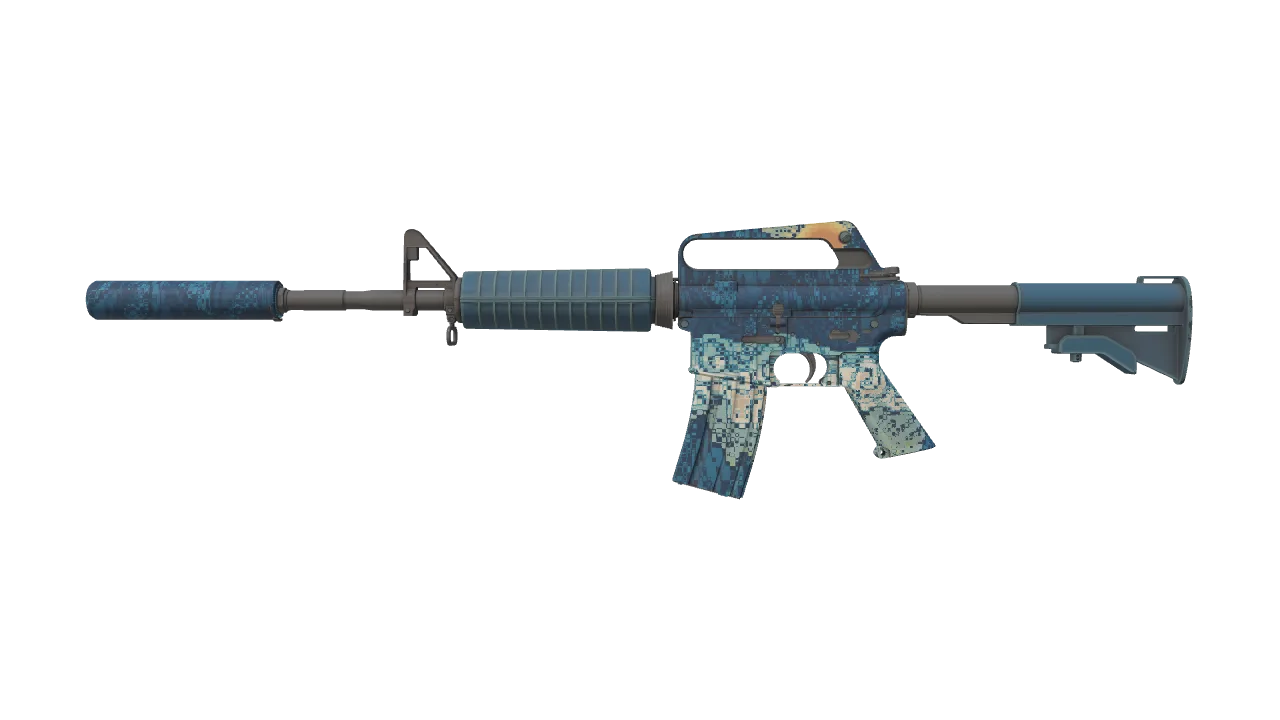 M4A1-S | Solitude seed #596, front