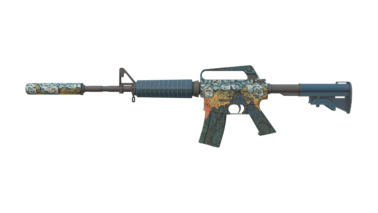 M4A1-S | Solitude seed #6, front