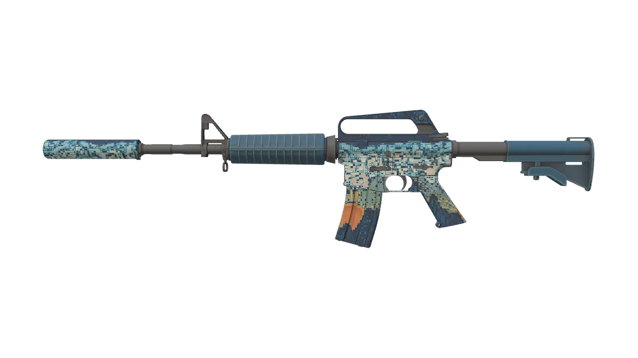 M4A1-S | Solitude seed #601, front