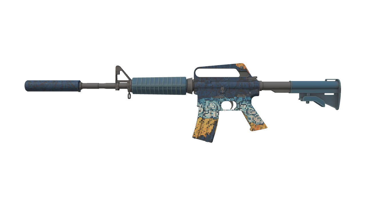 M4A1-S | Solitude seed #602, front