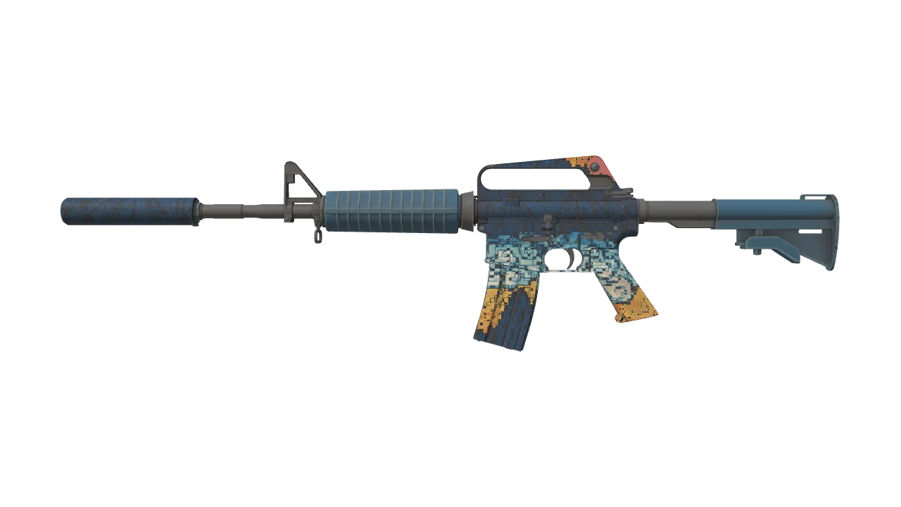 M4A1-S | Solitude seed #603, front