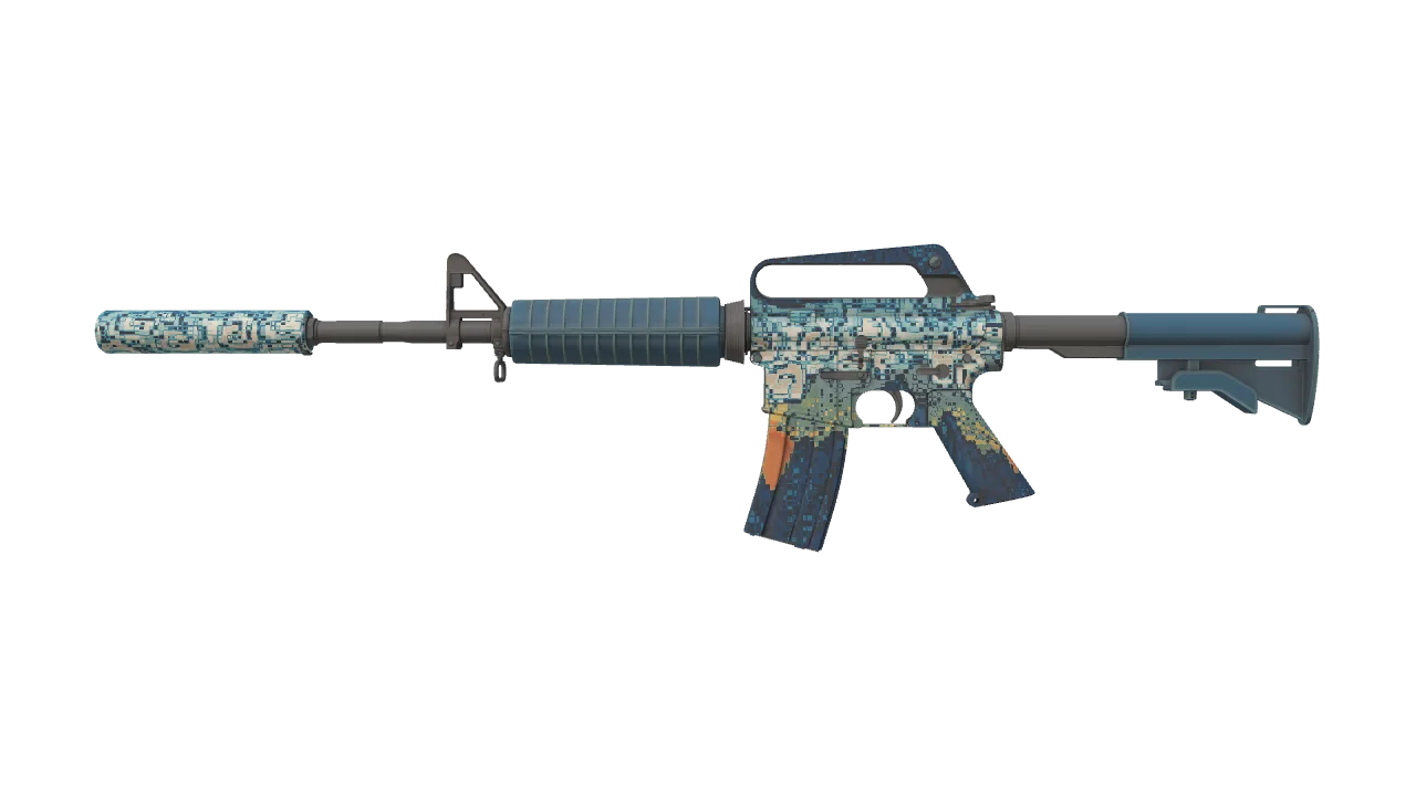 M4A1-S | Solitude seed #606, front