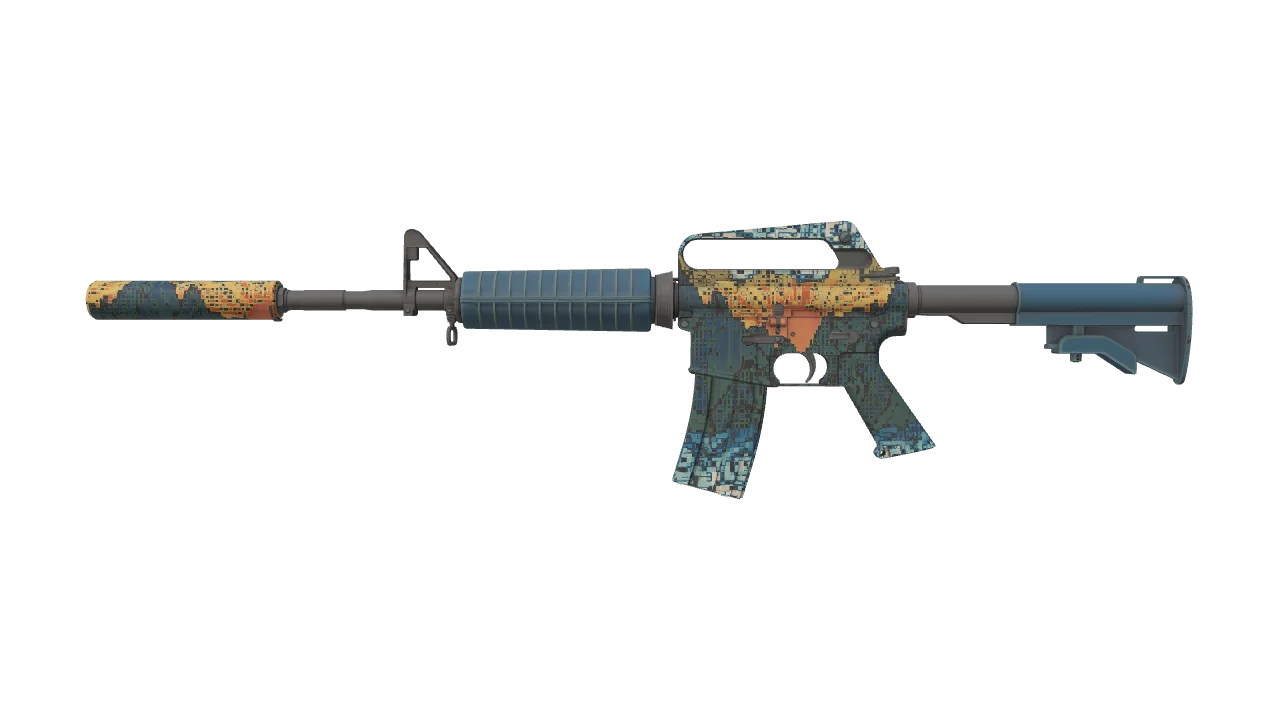 M4A1-S | Solitude seed #608, front
