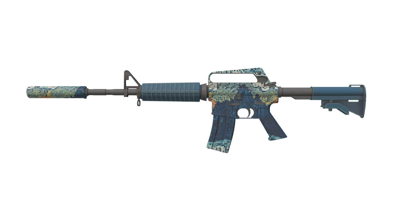 M4A1-S | Solitude seed #609, front
