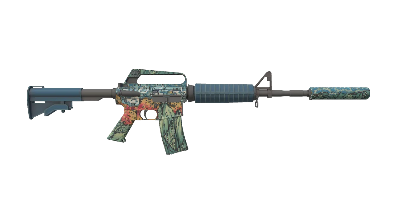 M4A1-S | Solitude seed #613, back