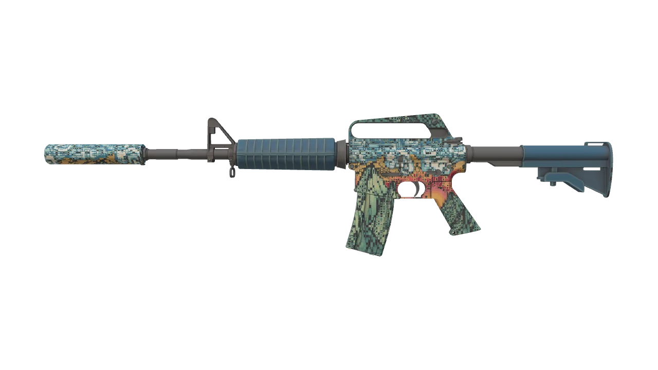 M4A1-S | Solitude seed #613, front