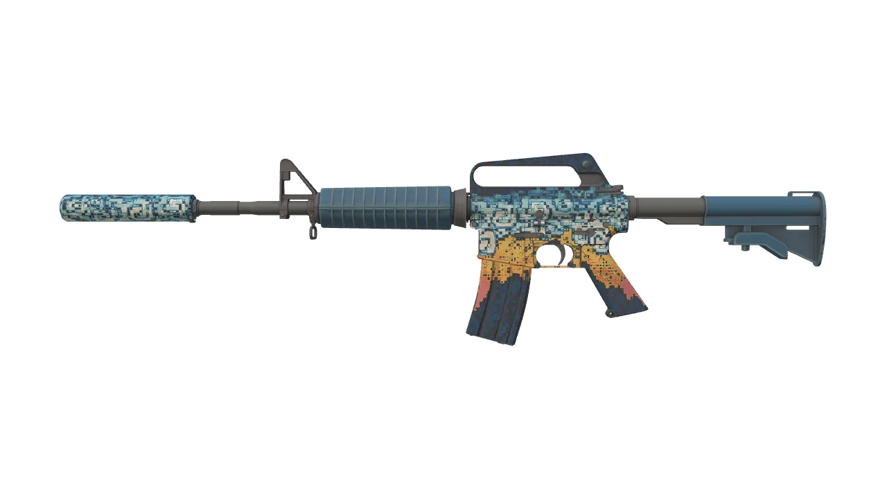 M4A1-S | Solitude seed #615, front