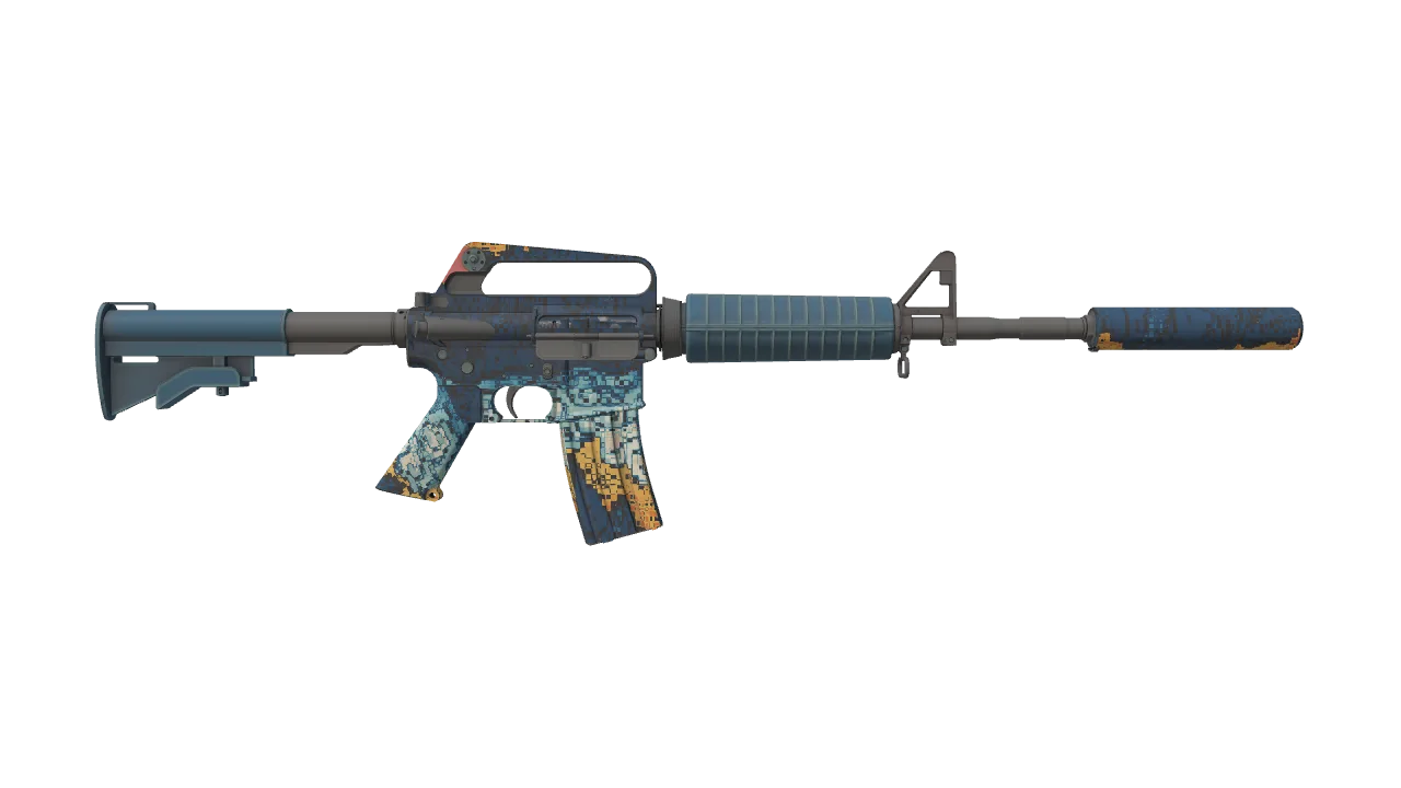 M4A1-S | Solitude seed #616, back