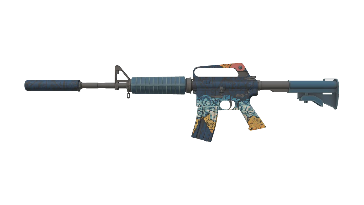 M4A1-S | Solitude seed #616, front