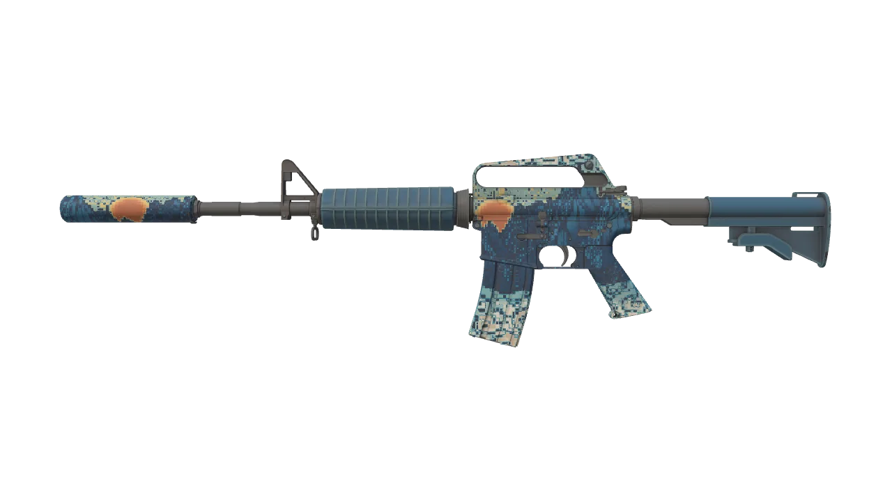 M4A1-S | Solitude seed #617, front