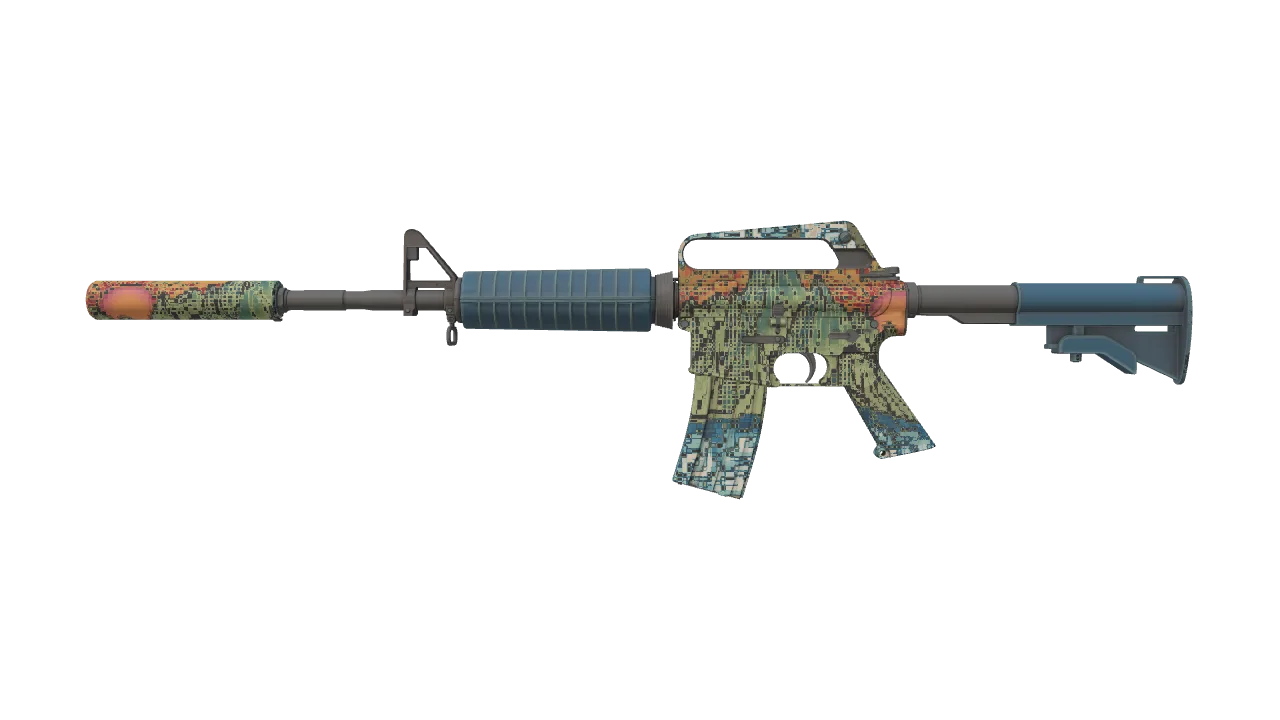 M4A1-S | Solitude seed #618, front
