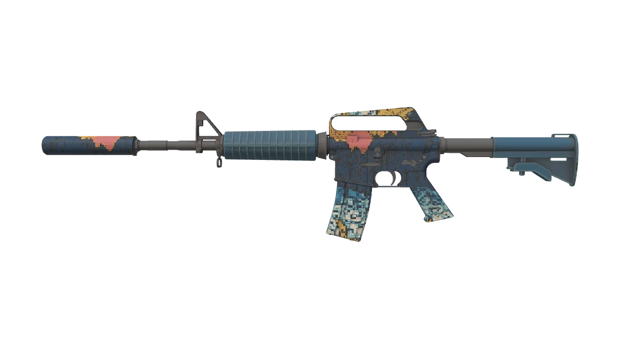 M4A1-S | Solitude seed #619, front