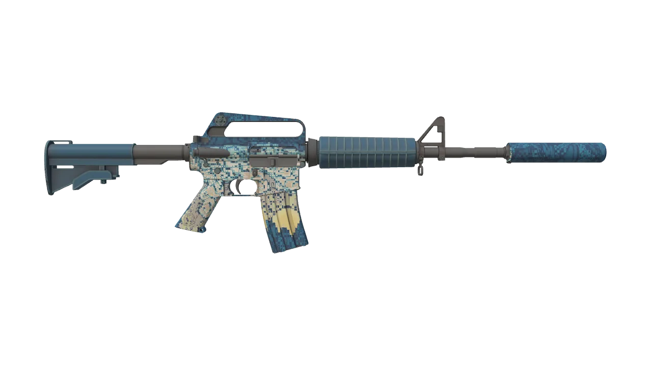 M4A1-S | Solitude seed #62, back