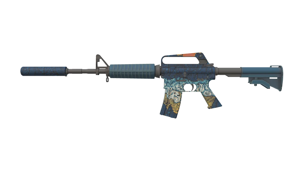 M4A1-S | Solitude seed #621, front