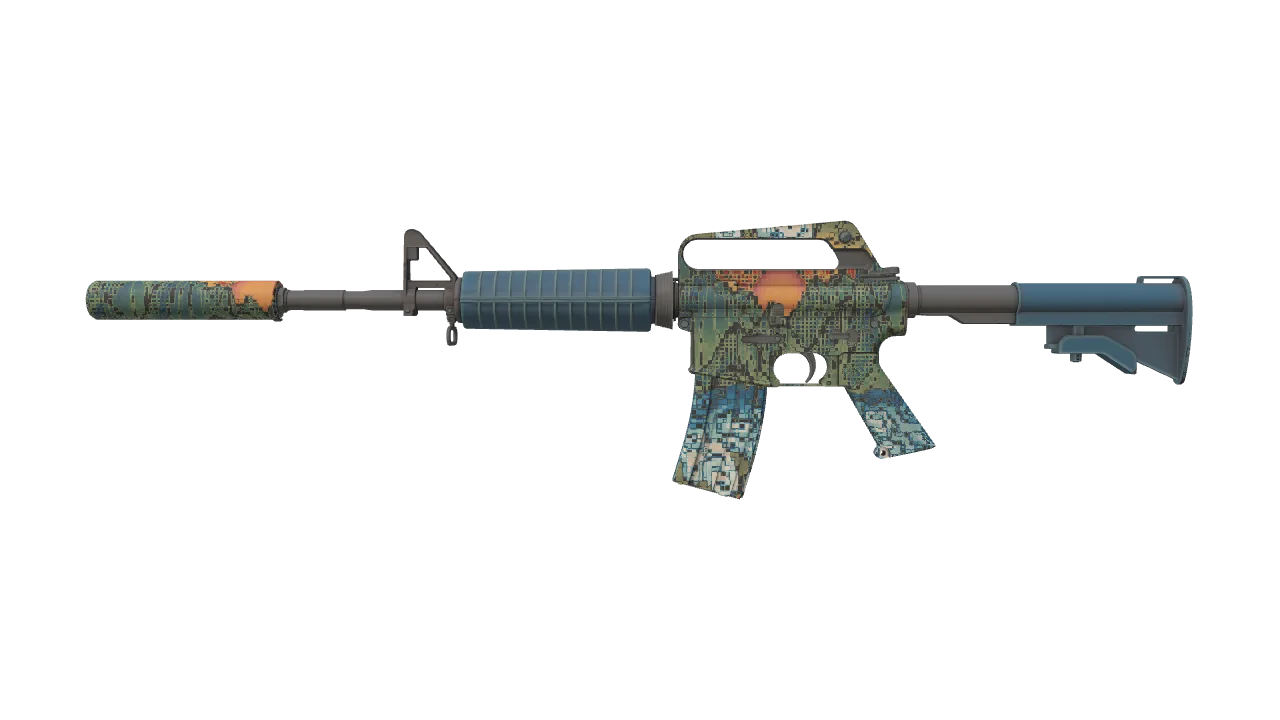 M4A1-S | Solitude seed #623, front
