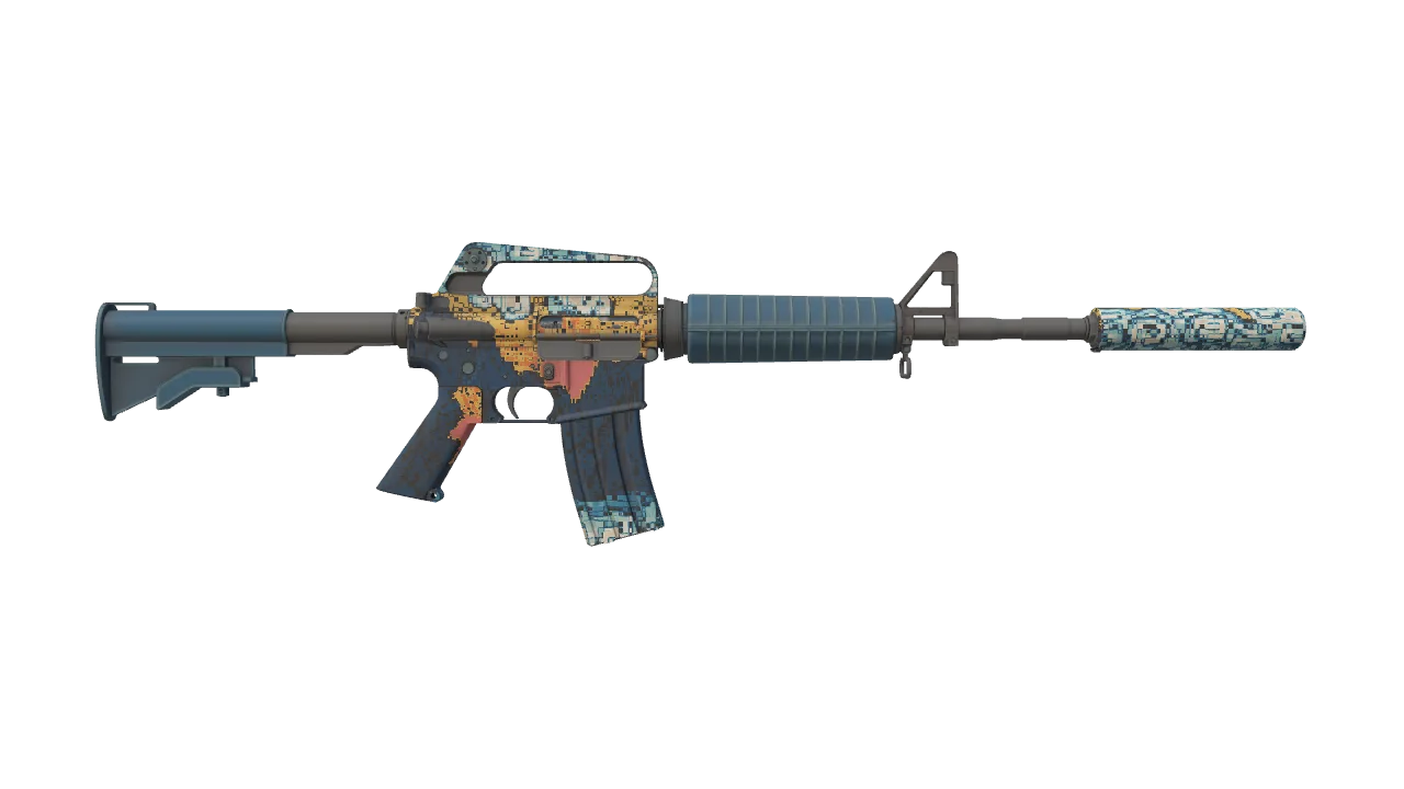 M4A1-S | Solitude seed #625, back