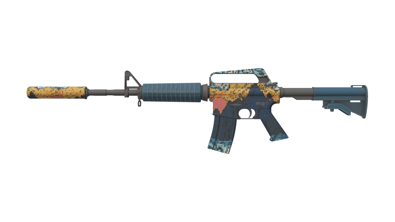 M4A1-S | Solitude seed #625, front