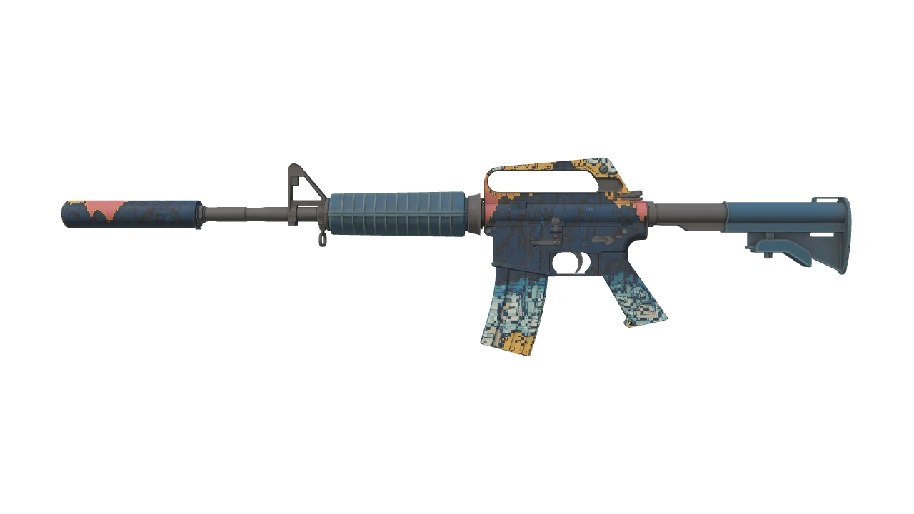 M4A1-S | Solitude seed #626, front