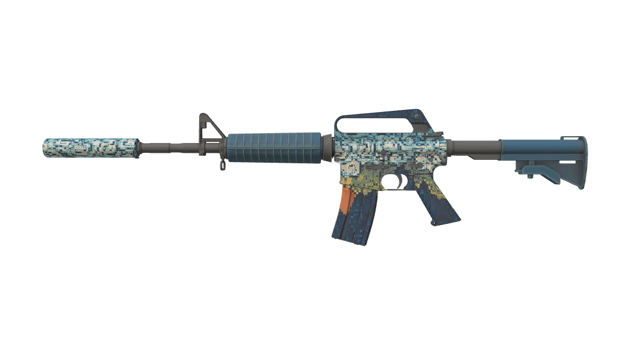 M4A1-S | Solitude seed #627, front