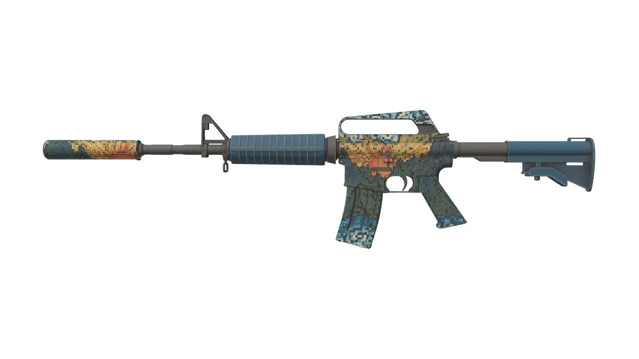 M4A1-S | Solitude seed #629, front