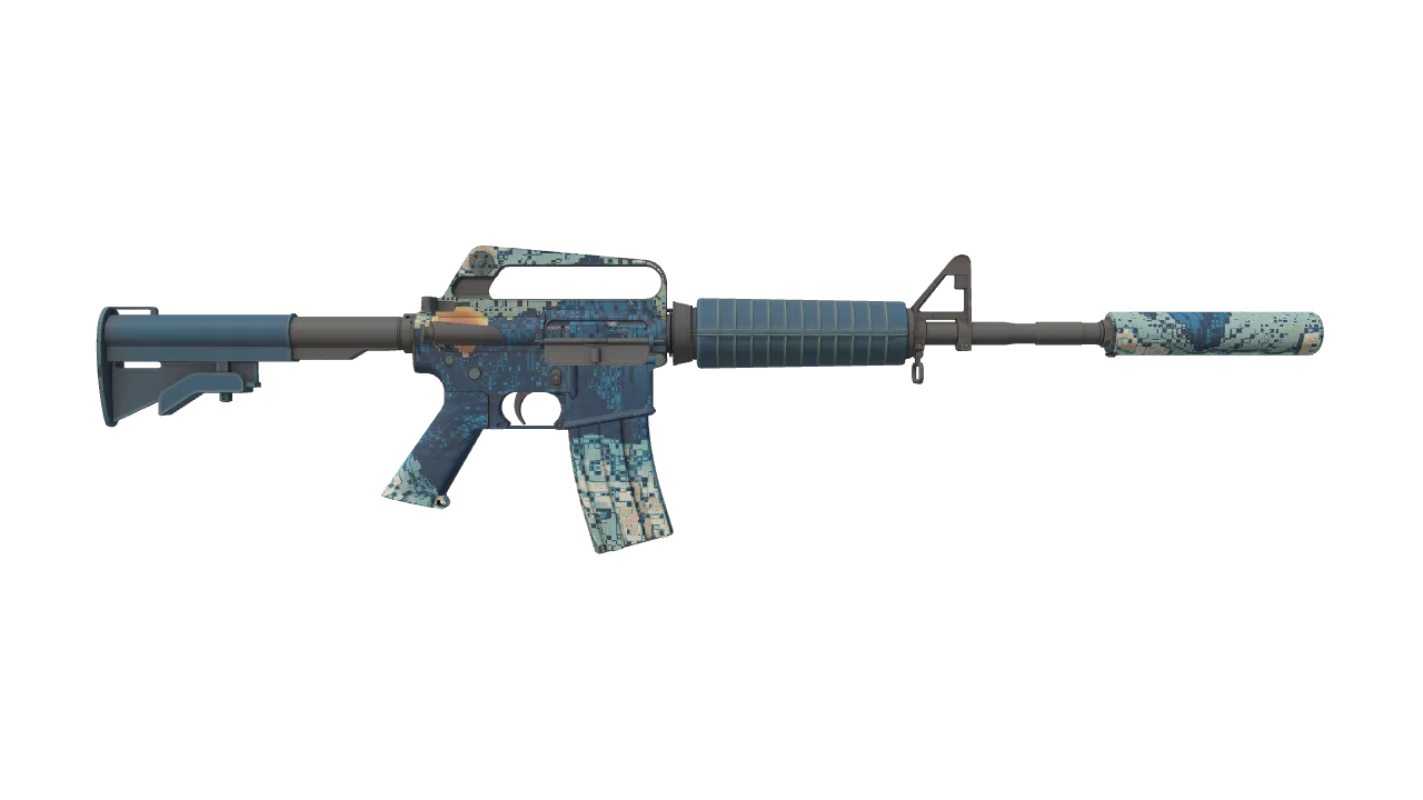 M4A1-S | Solitude seed #633, back