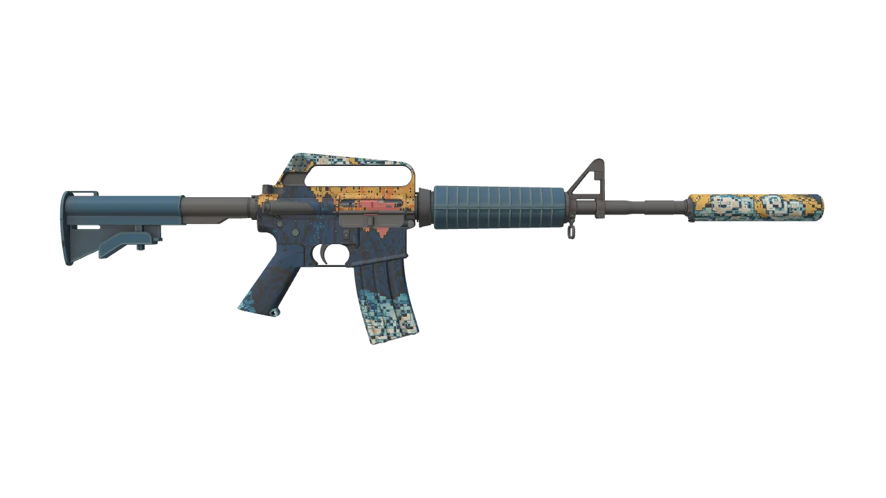 M4A1-S | Solitude seed #634, back
