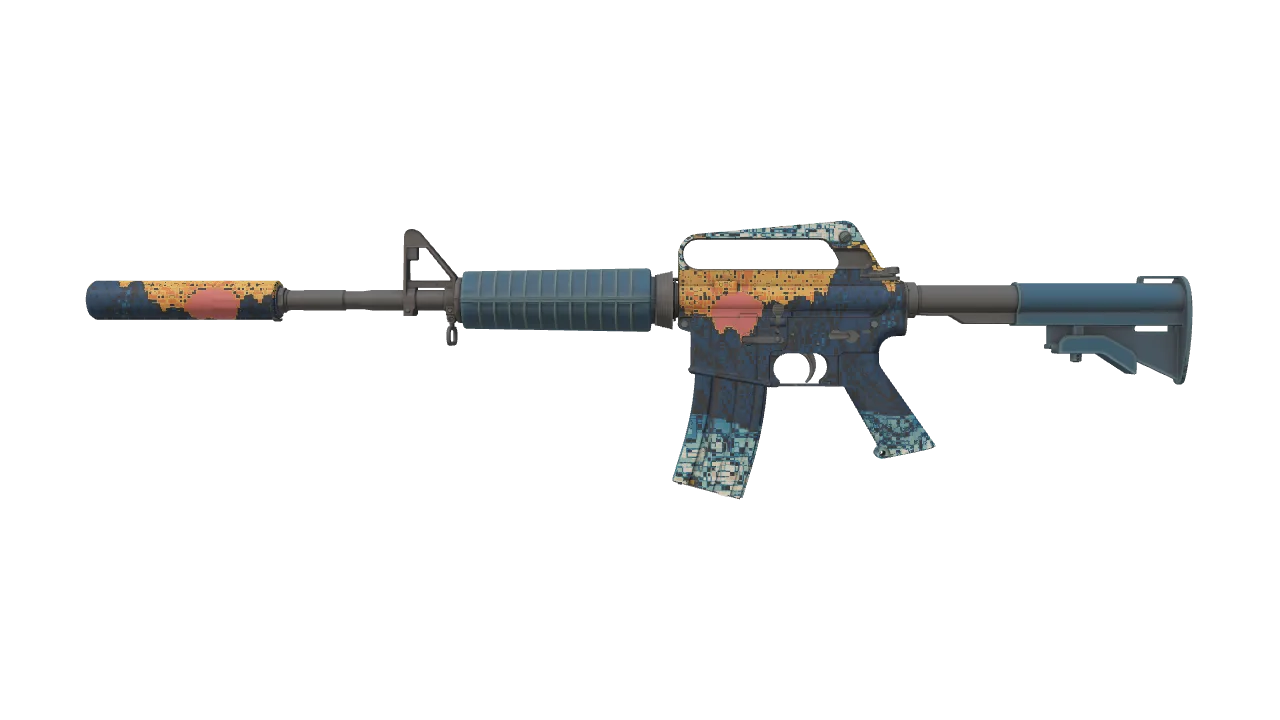 M4A1-S | Solitude seed #634, front