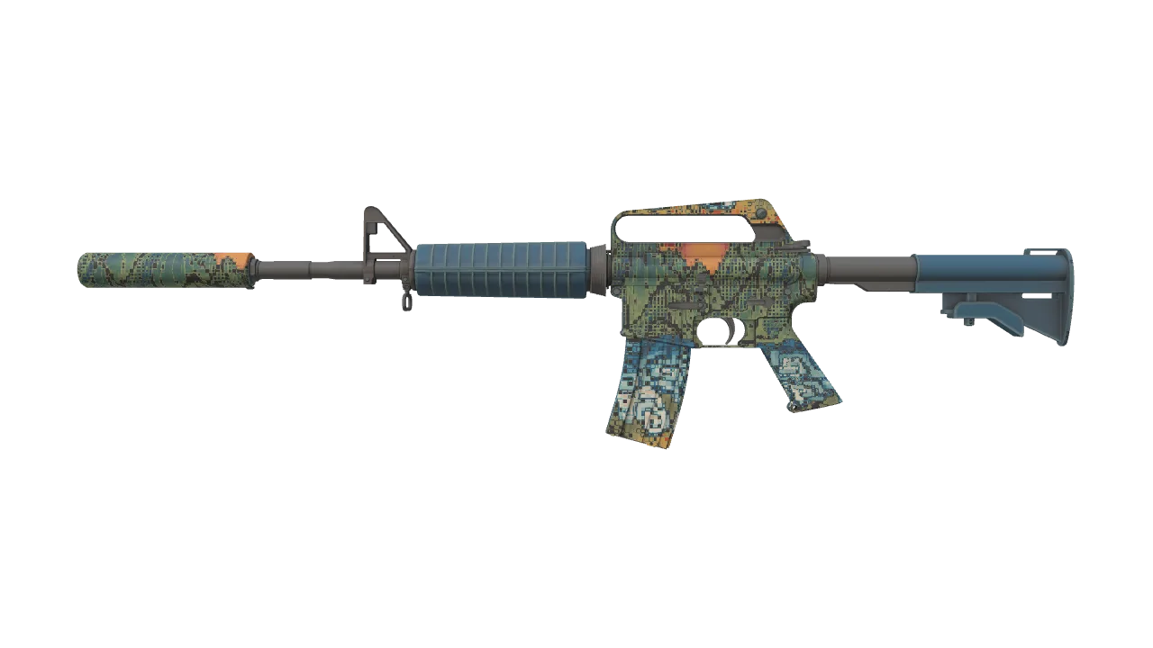 M4A1-S | Solitude seed #638, front