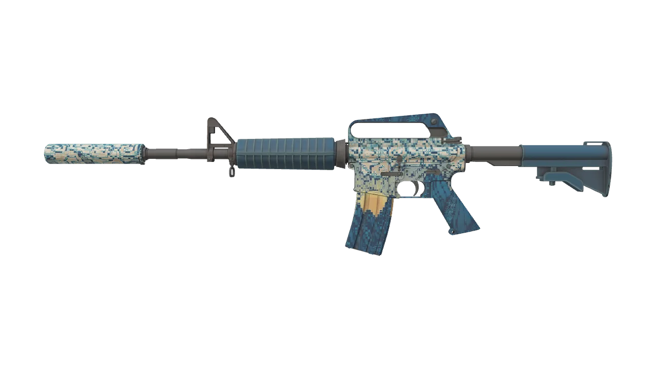 M4A1-S | Solitude seed #639, front