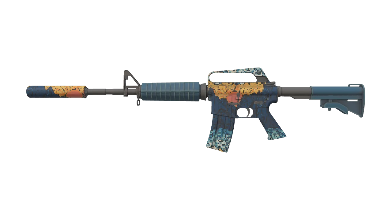 M4A1-S | Solitude seed #640, front