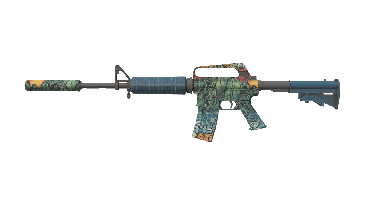 M4A1-S | Solitude seed #644, front