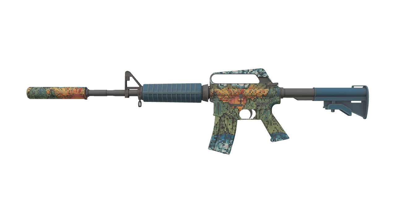 M4A1-S | Solitude seed #645, front