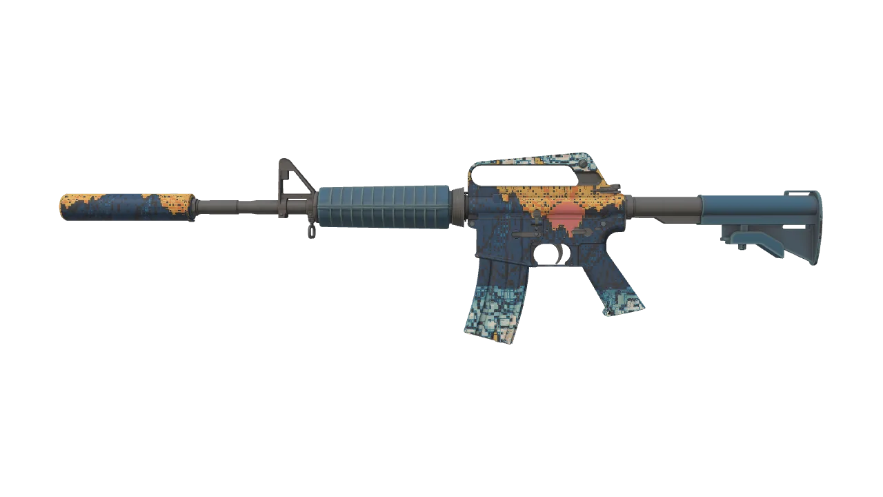 M4A1-S | Solitude seed #646, front