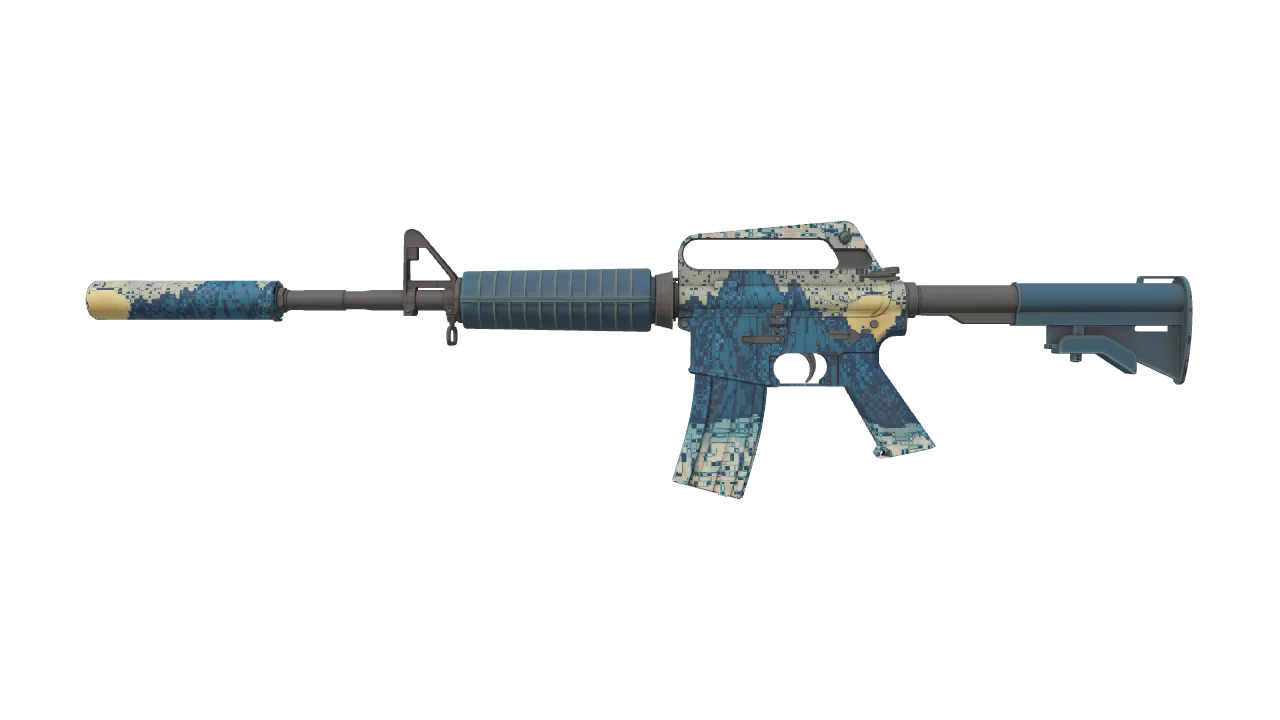 M4A1-S | Solitude seed #648, front