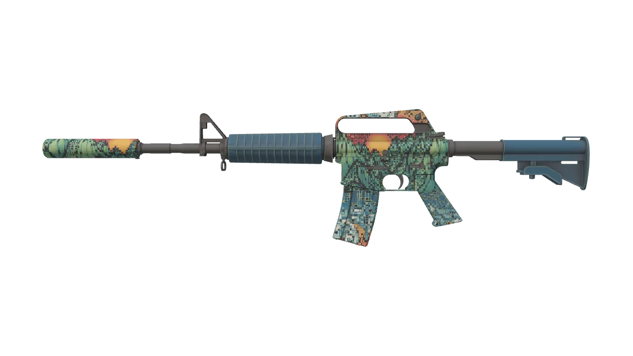M4A1-S | Solitude seed #65, front