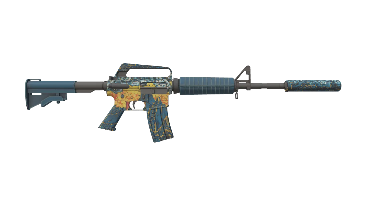 M4A1-S | Solitude seed #650, back