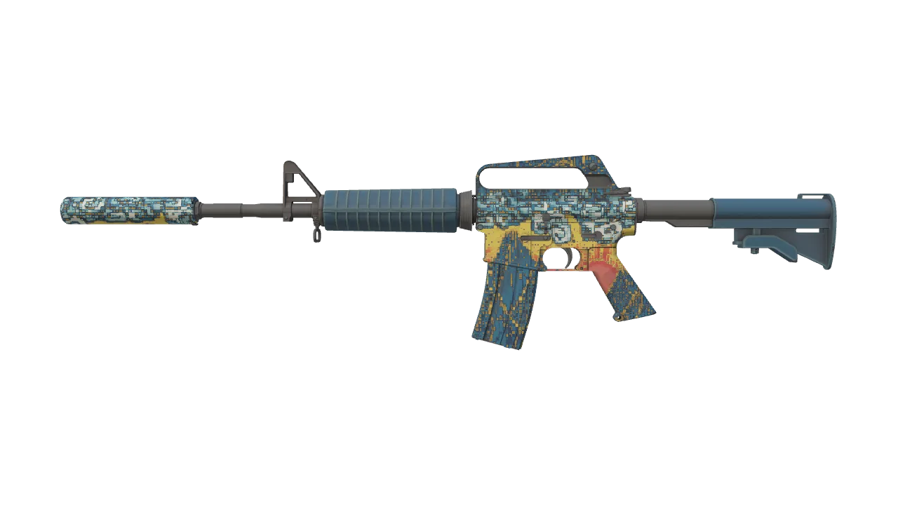 M4A1-S | Solitude seed #652, front
