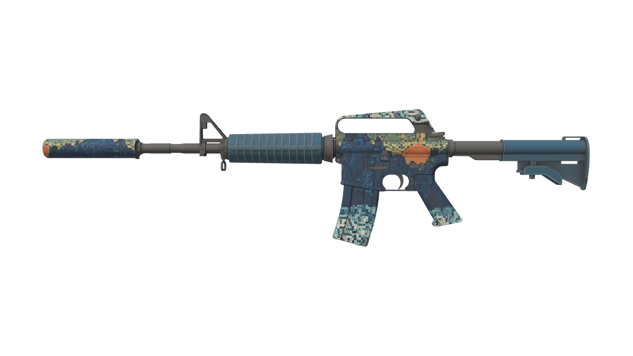 M4A1-S | Solitude seed #653, front