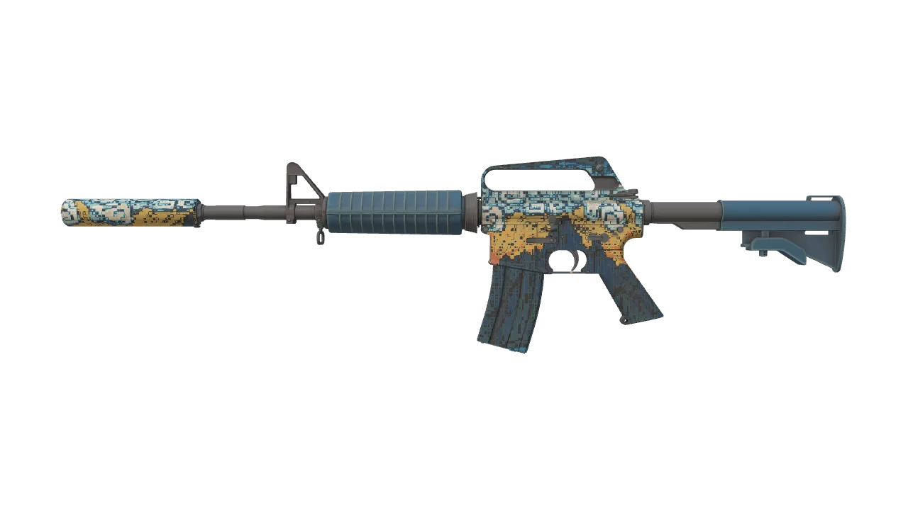 M4A1-S | Solitude seed #654, front