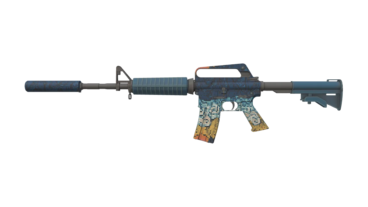 M4A1-S | Solitude seed #655, front