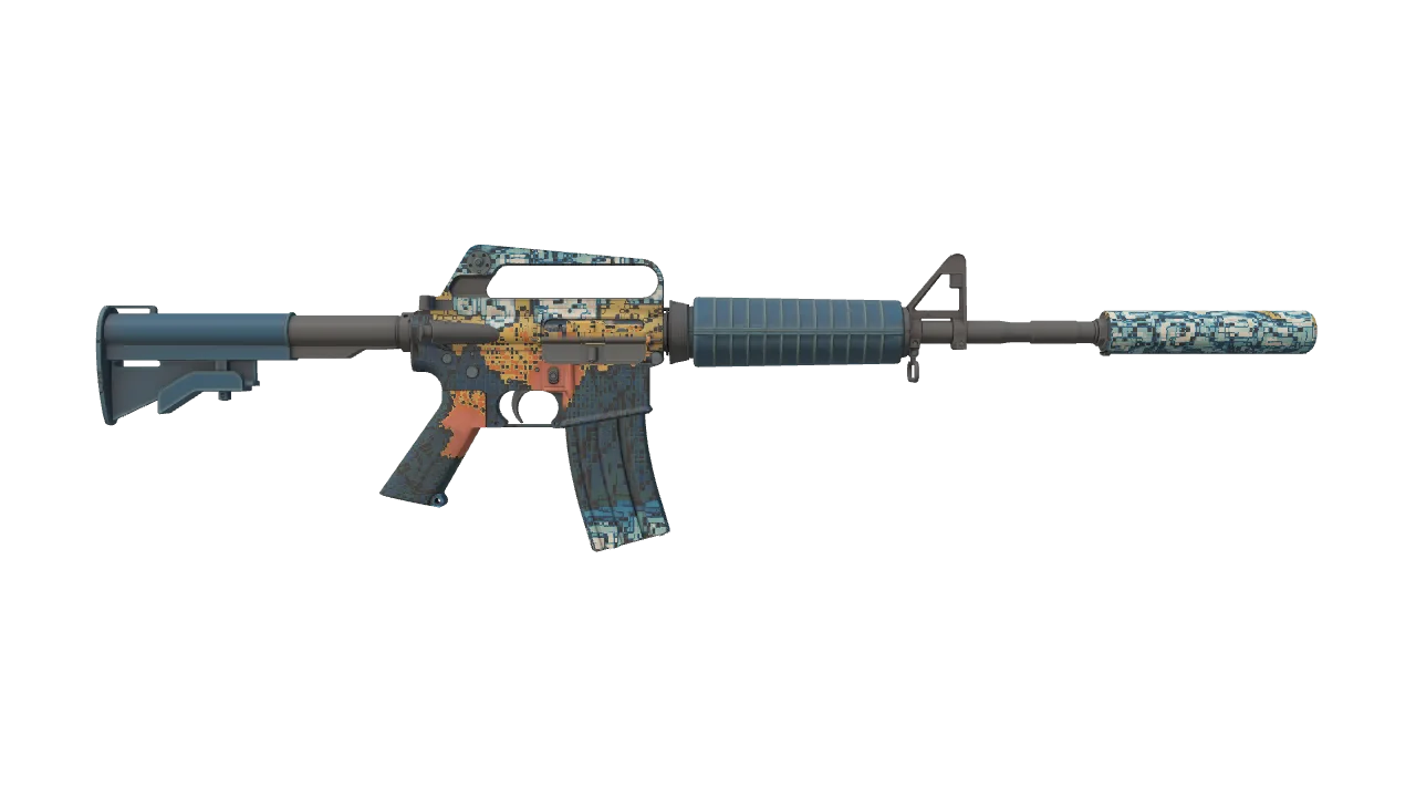 M4A1-S | Solitude seed #658, back