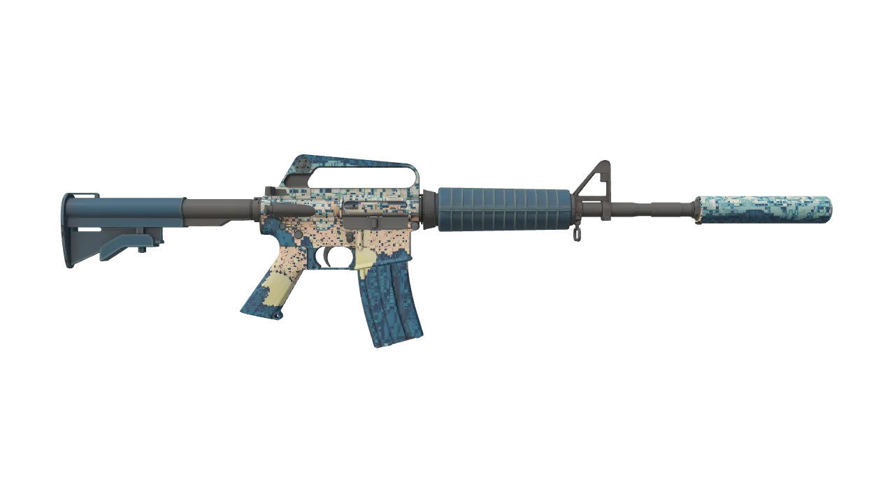M4A1-S | Solitude seed #66, back